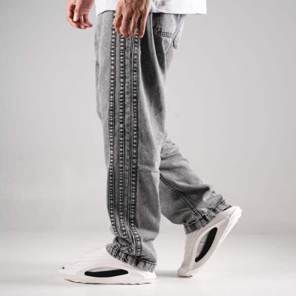 Black Denim 3 Strip - Image 4