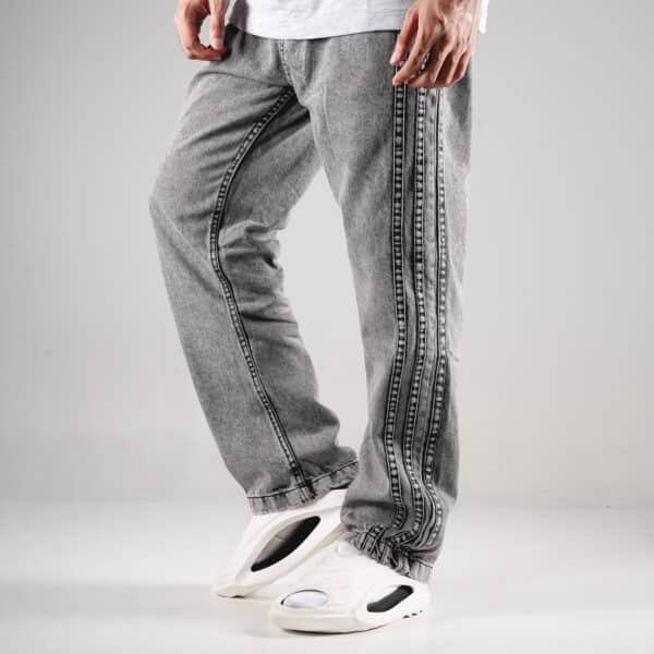 Black Denim 3 Strip - Image 2