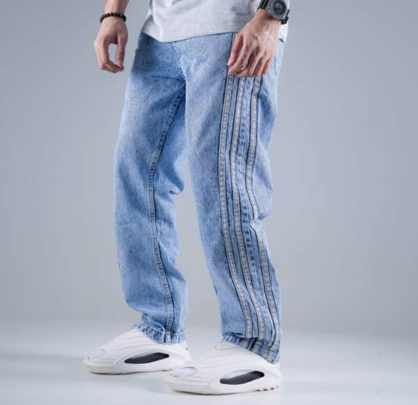 Blue Denim 3 Strip - Image 4