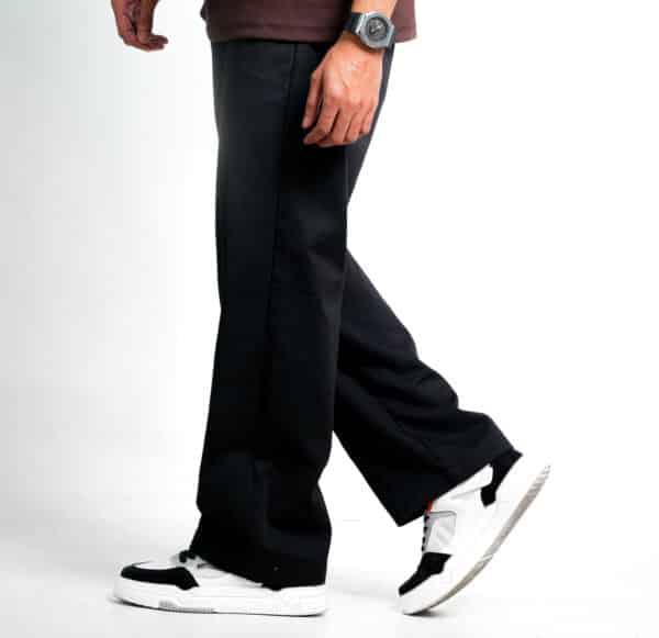 STRAIGHT BAGGY LIGHT BLACK